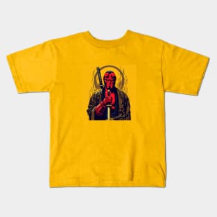 Samurai Hellboy Kids T-Shirt
